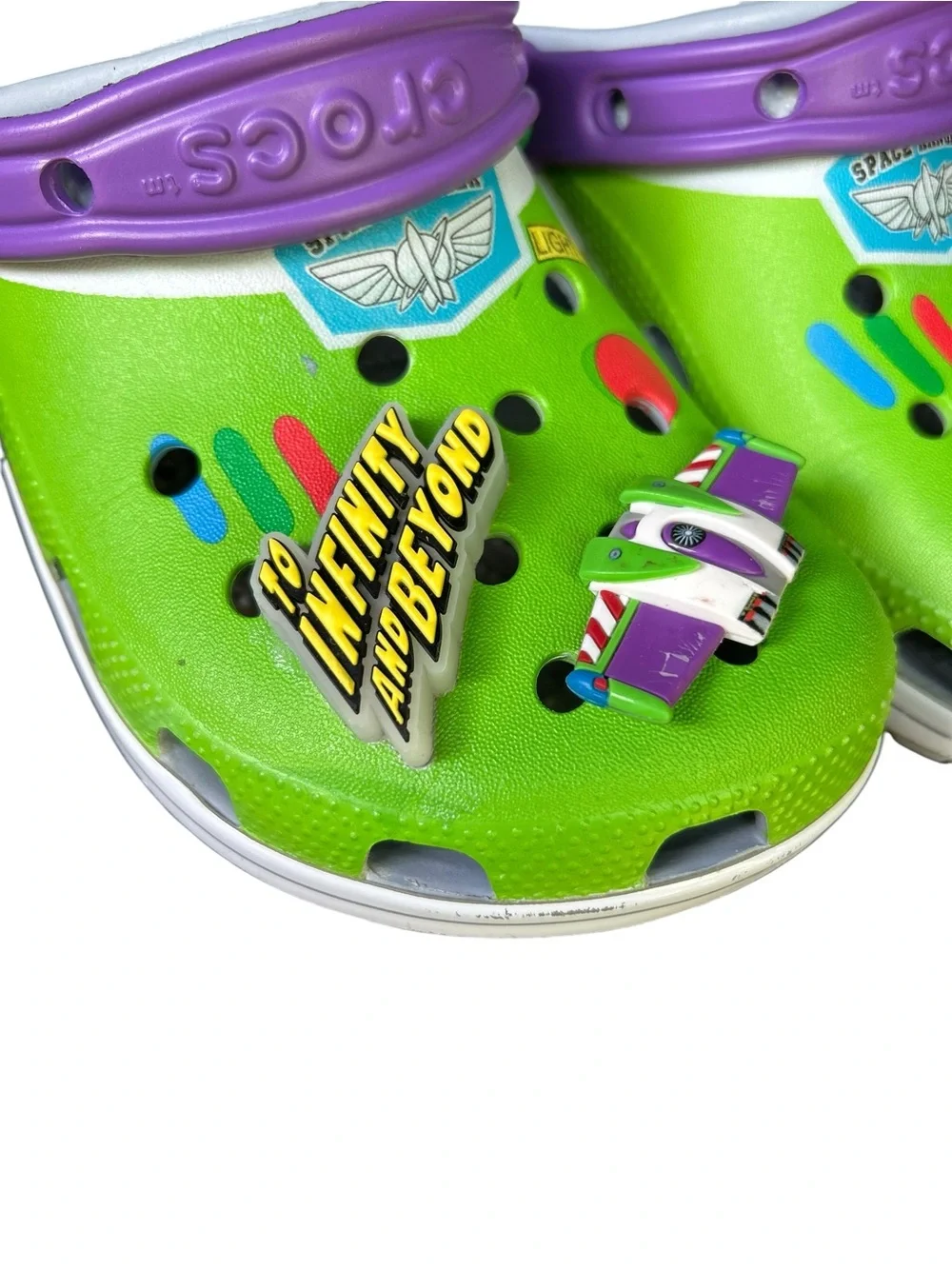 Crocs Toy Story‎ Unisex Woody Classic Clog Multicolor Sz US 5 Youth Disney